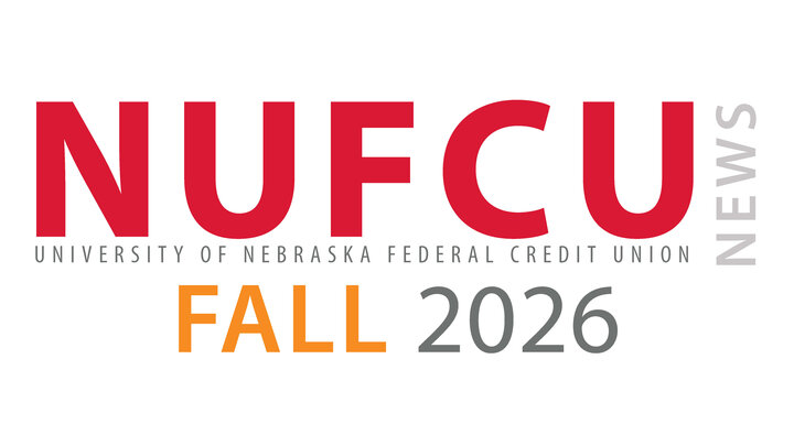 NUFCU News logo with "Fall 2026" in red, orange, and gray text.